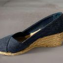 Ralph Lauren Cecilia Espadrille  Denim  Wedges Photo 2