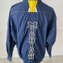 Nike Vintage 90s  University of Michigan U of M Wolverines Lined Windbreaker M Photo 2