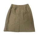 Larry Levine  Classics Womens Sz 14 Brown and Tan Herringbone Pencil Career Skirt Photo 1