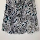 Chico's Chico’s Size Large Paisley Ruffled Front Button Down Top Photo 2