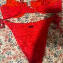 Triangl Red  bikini with bag Photo 3