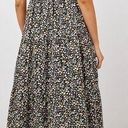 Rails  Violet Dress Black Midi Floral Size Small Photo 1