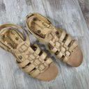 Baretraps  Strappy Renelle Gladiator Brown Leather Fisherman Sandals Womens 7.5M Photo 4