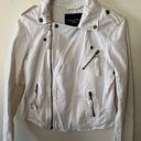 American Eagle Women " Outfitter" white denim zip up jacket. Size S Photo 10