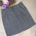 love on a hanger NWT  Black and White Buffalo Plaid Mini Skirt Photo 2