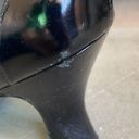 Naturalizer peep toe kitten heel black leather uppers sz 7M Photo 9