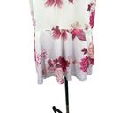 City Chic  Tsubaki Halter Top White Pink Floral Print Plus Size 18 Photo 3