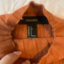 Forever 21 Cropped Sweater Orange Photo 2