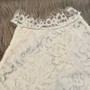 BB Dakota NWT  x Steve Madden | Cara High Neck White Lace Cocktail Dress Photo 13