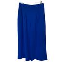 Ted Baker  Zettah Pleated Wide Leg Cropped Blue Culotte Pants Size 8 Photo 1