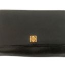 Givenchy Vintage  women’s black leather clutch crossbody bag shoulder bag Photo 0