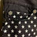 Tripp NYC  jeans women's 29 black stars stripes bandana goth colorblock Photo 2