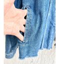 Rails  Mulholland Long Sleeve Button Front Trucker Jean Jacket Blue Womens Medium Photo 6