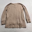 Andrew Marc Brown Taupe V Neck Vintage Sweater Size Small EUC Photo 4