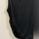 Cider NWT  Asymmetrical Black Sleeveless Crop Top - L Photo 1