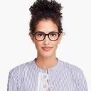 Warby Parker  Maeve Glasses in Jet Black with Rose Gold Photo 0