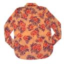 Equipment NWT  Quinne in Cantaloupe Floral Silk Oversized Button Down Shirt M Photo 3