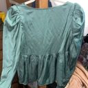 Vestique Long Sleeve Green Top Photo 1