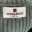 Woolrich  Women’s Olive Green Knit Quilted Sleeveless Zip Up Vest Size Medium Photo 7