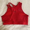 Nike High Neck Red Sports Bra Photo 1