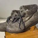 blowfish  Malibu Boots 6.5 Ankle Womens Gray euc 4 Earth 2105 Photo 2