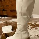 Oasis White Platform Gogo Boots Photo 0