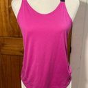 Nike Dri Fit pink Black Racerback Tank Small Just Do It Photo 0