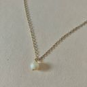 American Vintage Vintage Gold Chain Single Pearl Necklace “Juniper” Simple Classic Elegant Minimal Jewelry Photo 6