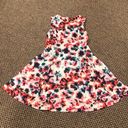 DKNY Floral A-line Sleeveless Dress Sz 12 Photo 0