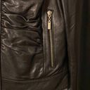 L.A.M.B. ADLER COLLECTION SKIN LEATHER JACKET SIZE M Photo 3