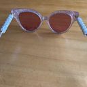 Lele Sadoughi  Rose Glitter Chelsea Cat Eye Sunglasses Photo 3