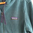 Patagonia  Shearling Full Zip Fleece Hoody Borealis Green Jacket XS Photo 1