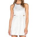 BCBGeneration Womens Cutout Mini Dress from Revolve Whisper White Size 12 EUC Photo 1