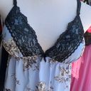 Apt. 9  Lacy Blue Floral Nightgown  Photo 1