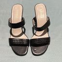 Ralph Lauren ,Richelle black wedge sandal Size 10B B50 Photo 3