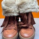 Aerosoles  Zoya Brown Cognac FUR Boots Size 7 NEW Photo 0