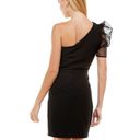 TCEC One Shoulder Black Mini Dress Photo 1