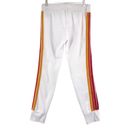 Aviator Nation  Womens Size S Joggers Sweat Pants Stretch White TINY FLAW Photo 4