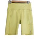 Sweaty Betty  Super Sculpt Biker Short 8” Citrus Color | size small Photo 5