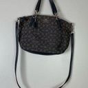 Coach  F36625 Black Canvas Leather Kelsey Handbag Purse Satchel Crossbody classic Photo 0