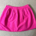 Annie Griffin  Womens Skort Size 6 Silk Pink Barbiecore Skirt Built In Shorts Photo 0