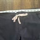 FIGS  Charcoal Gray & Pink High Waisted Yola Skinny Scrub Pants Size Small Photo 4