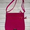 Vera Bradley  Quilted Fushia Pink Large Crossbody Purse Women’s Bag Photo 0