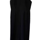 Tahari  Star-Neck Jumpsuit Black Career Business Casual Wide Leg Office Corporate Photo 0