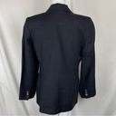 Valerie Stevens  100% Black Linen Academia Blazer Jacket NWOT Size 8P Photo 4