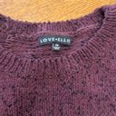 Ellie Love  Maroon Oversized Comfy Sweater Photo 2