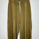 NWOT Mate Women's Size Small Olive Green Crew Neck Tee & Wide Leg Pants Set EUC Photo 1