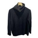 Vince Womens Cashmere Long Sleeves Turtleneck Sweater Black XS Photo 3