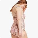 Agua Bendita  x Target Blush Romantic Floral Print Flutter Sleeve Swimsuit XXL Photo 5