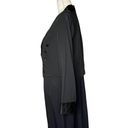 Alexis Vintage 80s 90s  Womens 2 pc Black Long Tuxedo Dress with Jacket Size L Photo 3